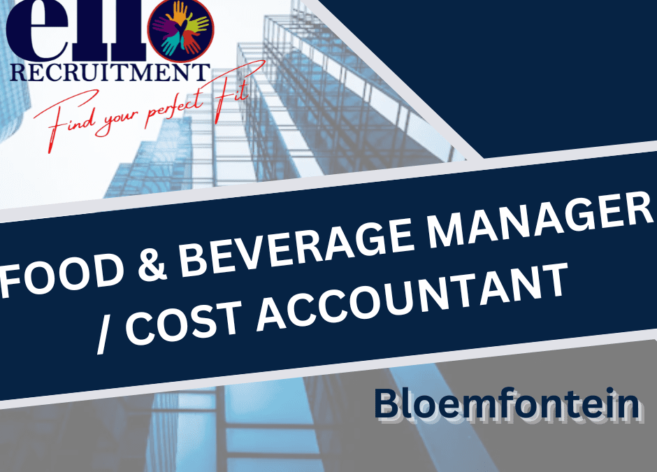 FOOD & BEVERAGE MANAGER / COST ACCOUNTANT
